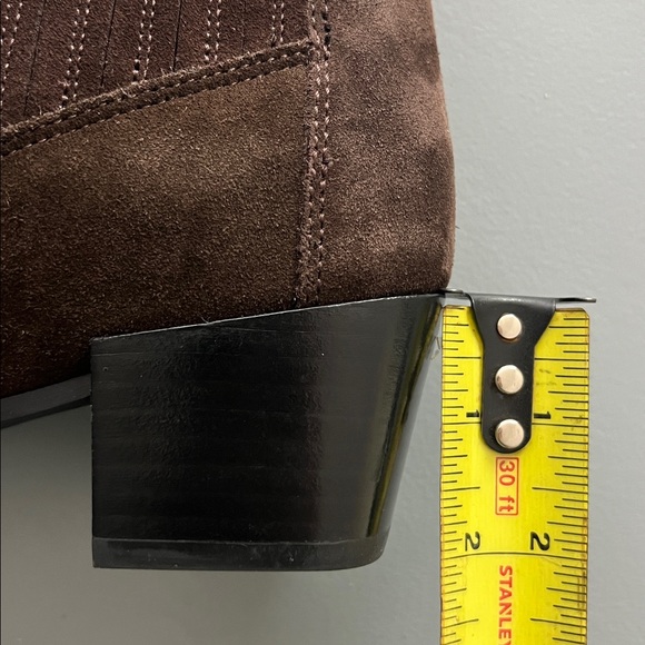 New rag & bone Rover Chelsea Ankle Boot in Mocha Suede Size 38 - Picture 9 of 10